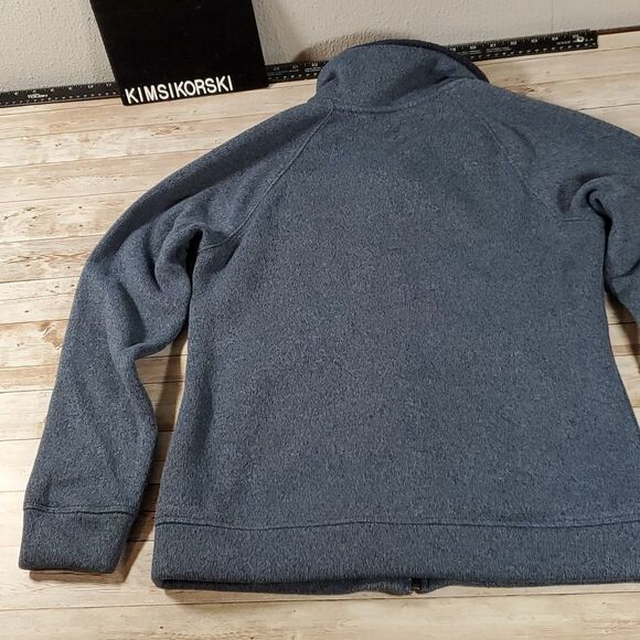 The North Face Crescent Raschel Full Zip Jacket Shady‎ Blue Heather Size Small - Picture 8 of 11